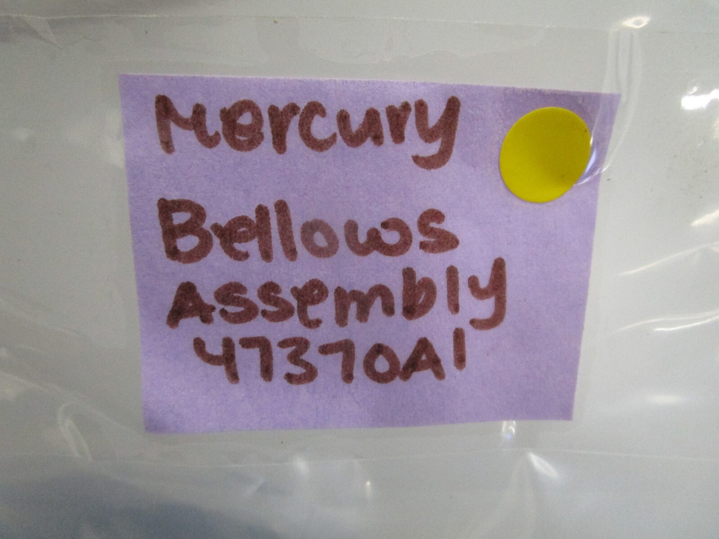 *NEW OEM* 0820 Mercury Quicksilver Bellows Ay 47370A1