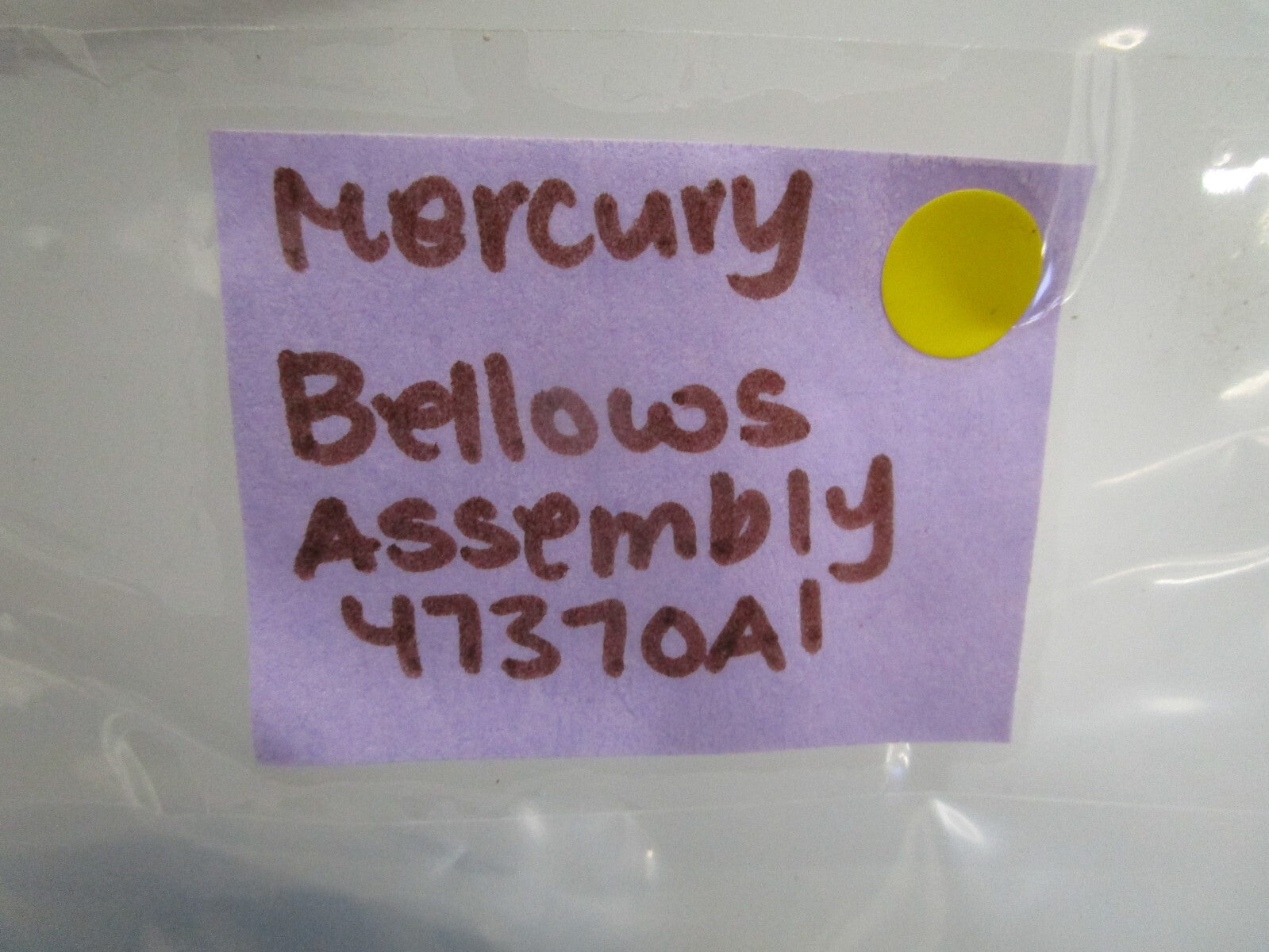 *NEW OEM* 0820 Mercury Quicksilver Bellows Ay 47370A1