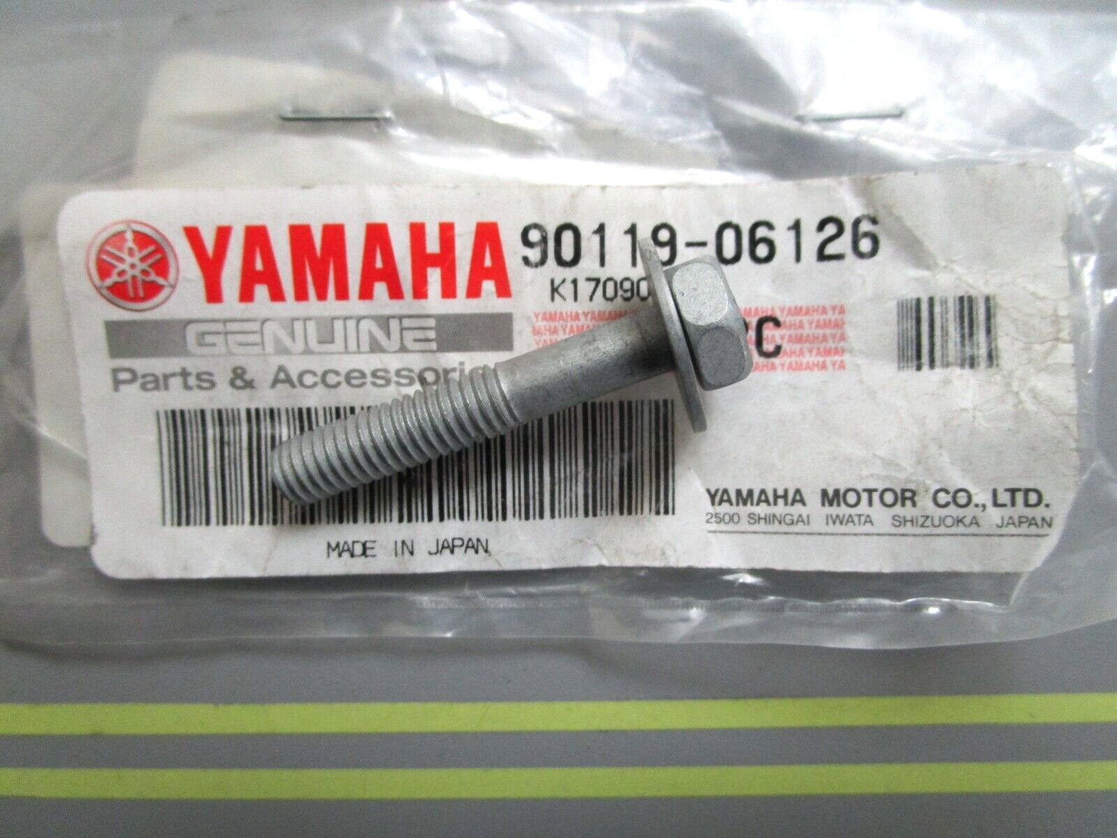 *NEW OEM* 0750 Yamaha BOLT, with WASHER 90119-06126-00