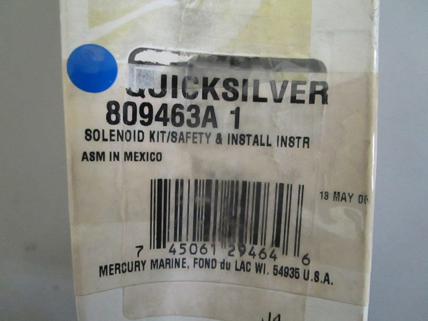 *NEW OEM* 0820 Mercury Quicksilver Solenoid Kit 809463A1