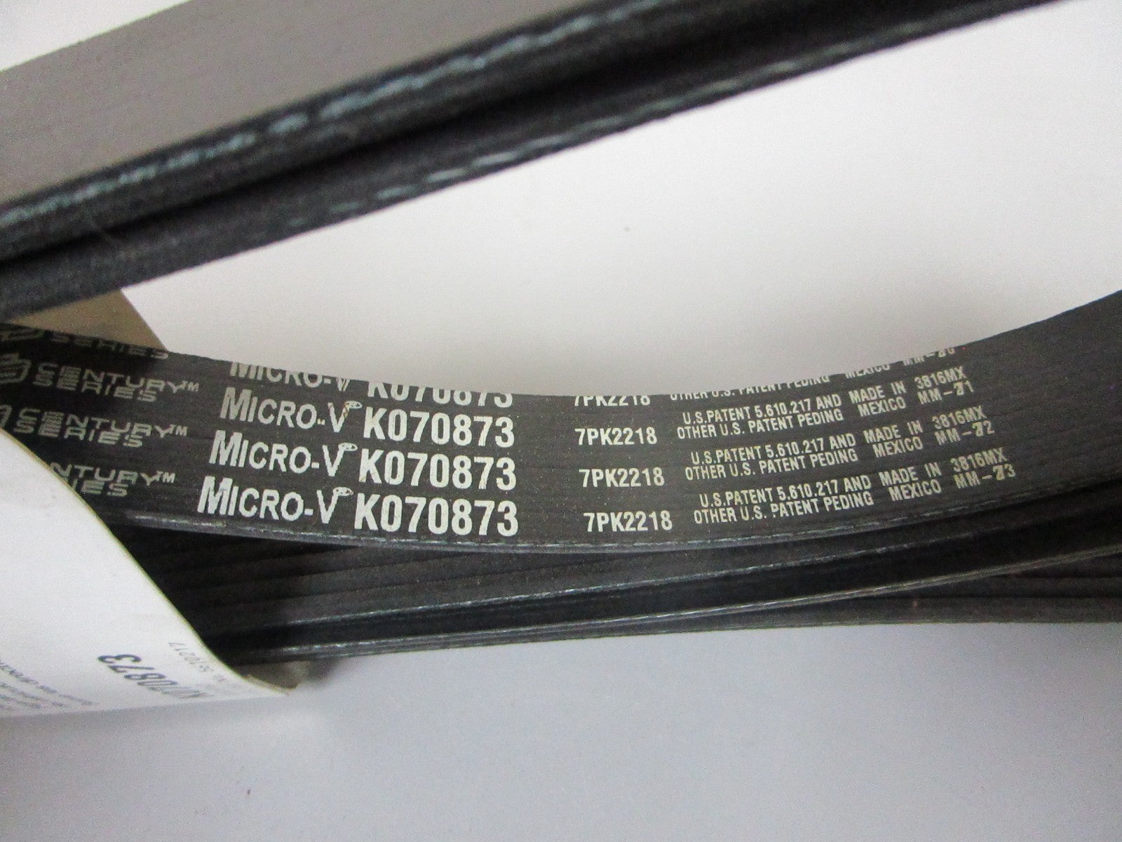 NEW K070873 Gates Micro-V 15/16" x 87 ⅞" Serpentine Belt 0720