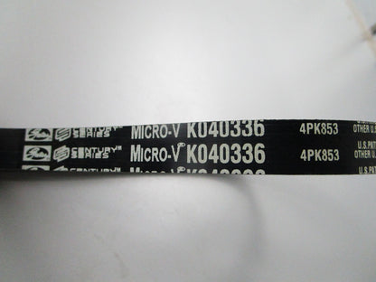 NEW K040336 Gates Micro-V Serpentine Belt 0810