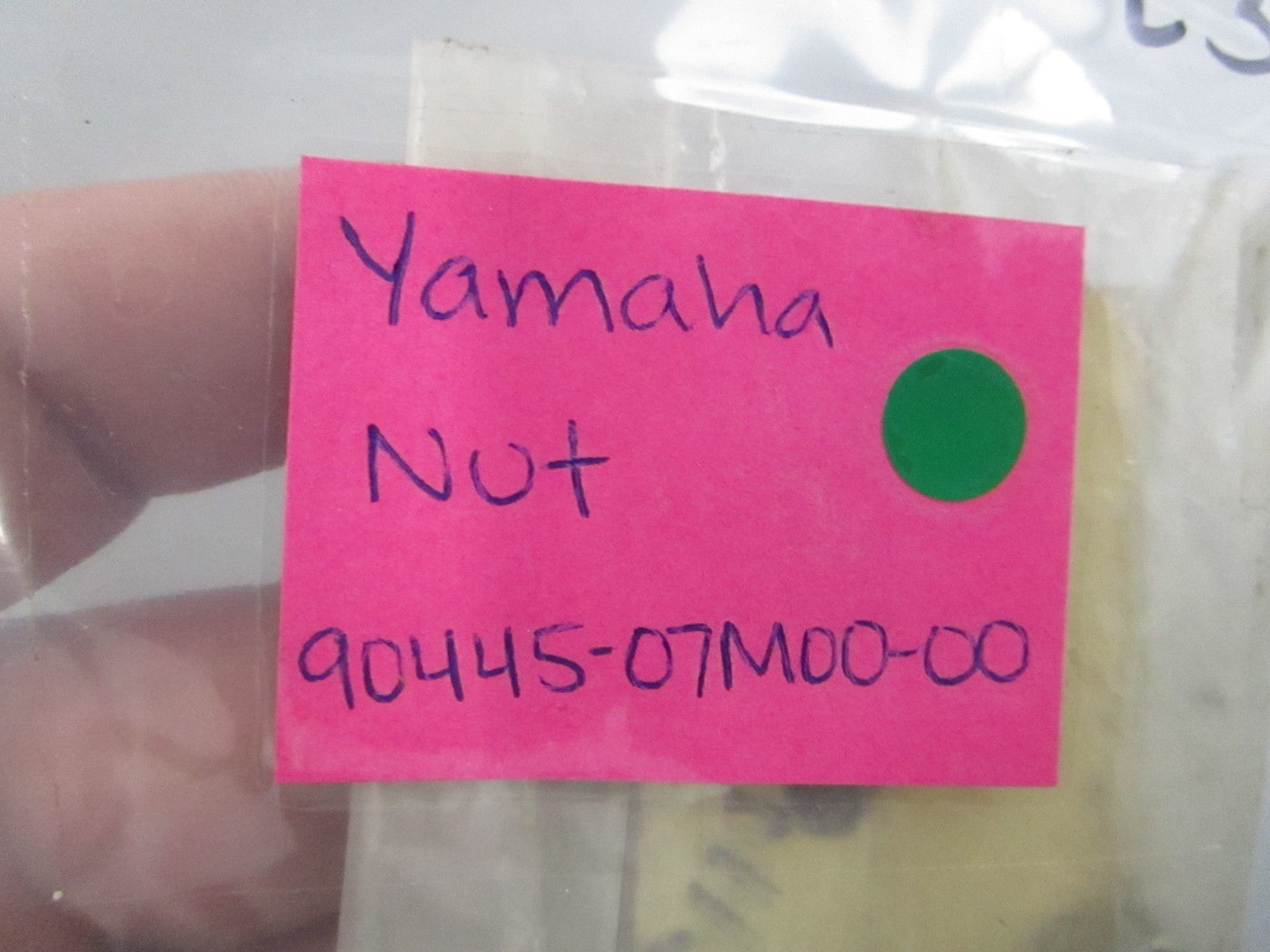 NEW OEM (LOT OF 3) 90445-07M00-00-00 Yamaha Nut 0810