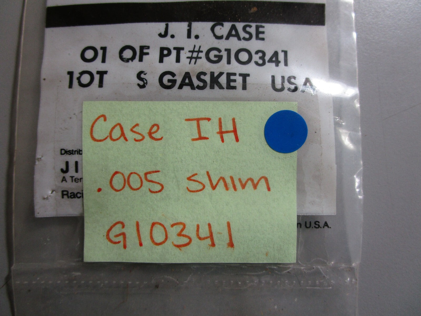 *NEW OEM* 0810 Case IH .005 Shim G10341