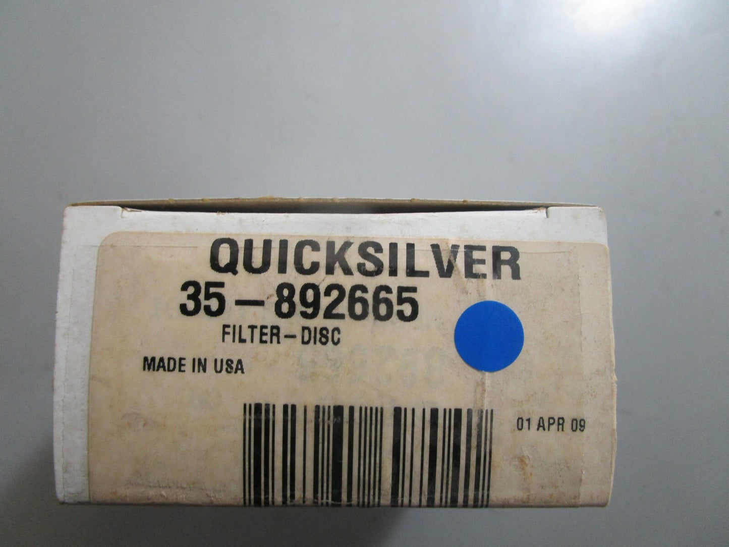 *NEW OEM* 0810 Mercury Quicksilver Disc Filter 35-892665
