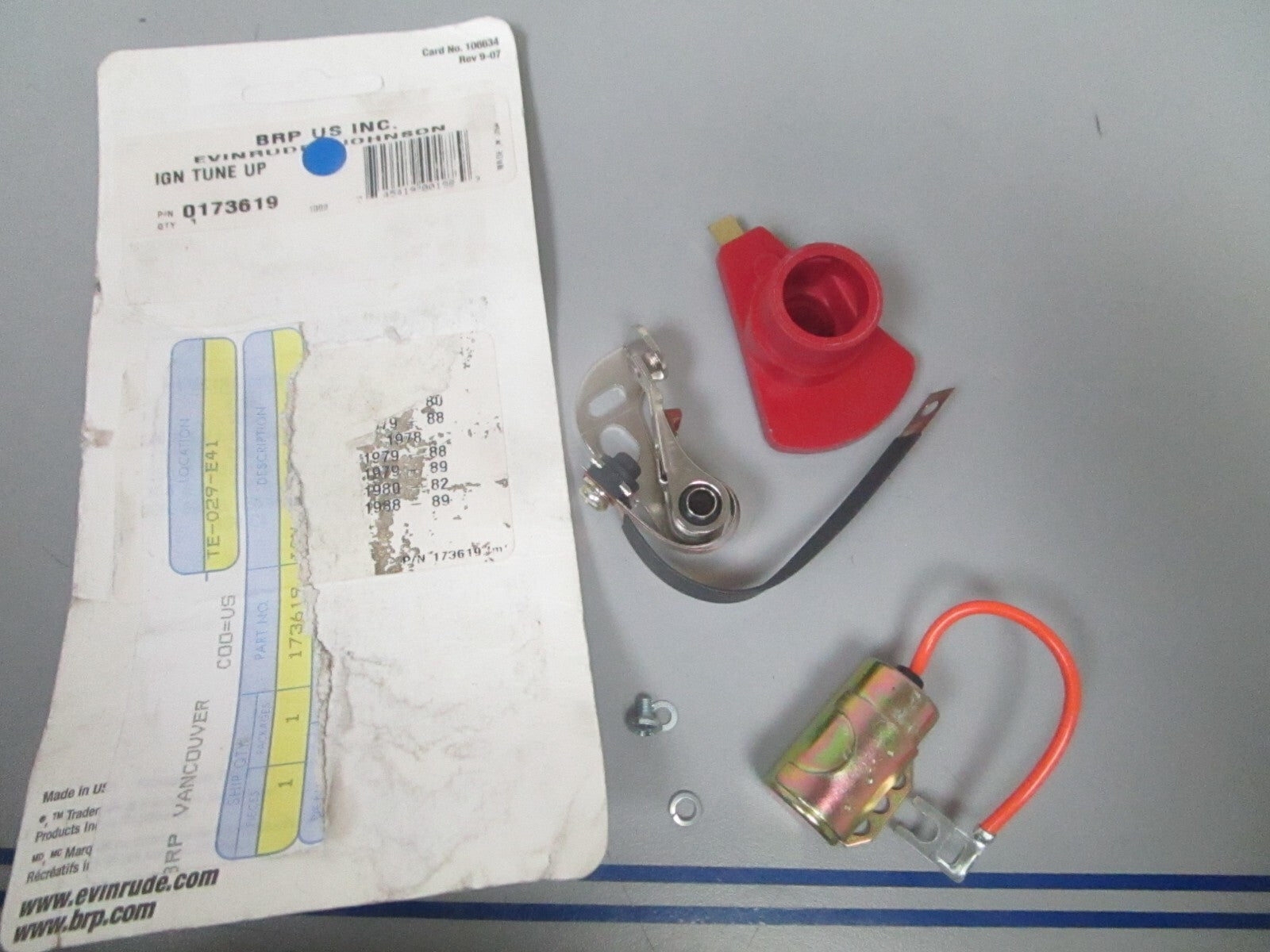 *NEW OEM* 0720 OMC Johnson Evinrude Ignition Tune Up Kit 173619 0173619