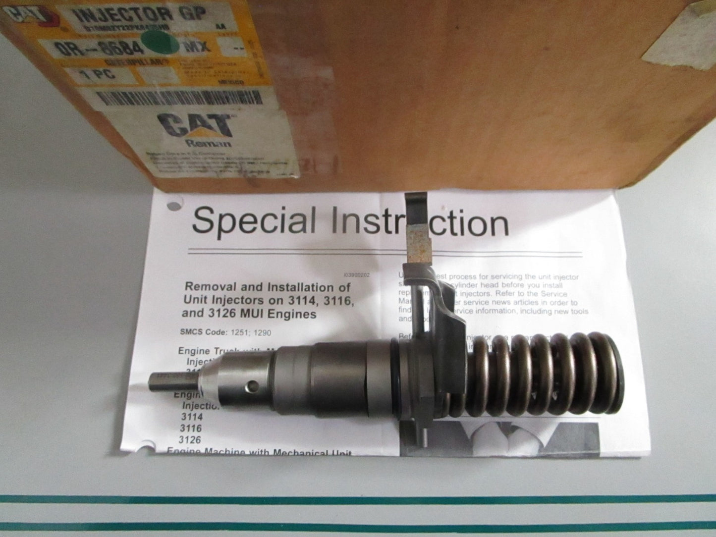 NEW OEM 0R-8684 CAT Remanufactured Injector 0820