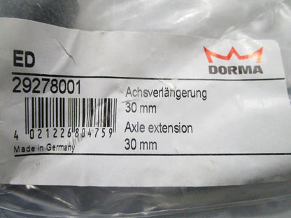 NEW Dorma 29278001 30mm Axle Extension 0810