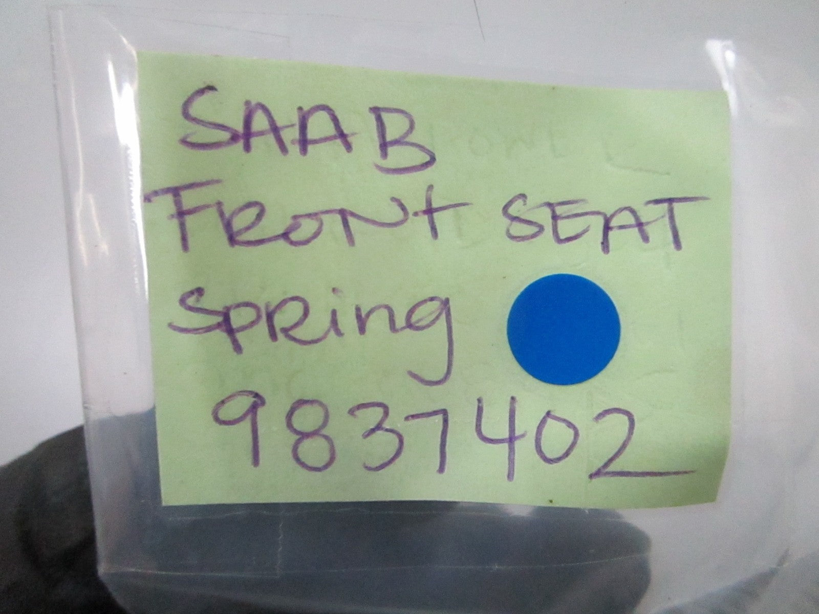 *NEW OEM* 0810 Saab Front Seat Spring 9837402