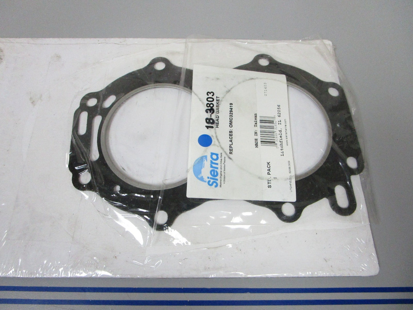 *NEW* 0720 Sierra Head Gasket 18-3803 Replaces: OMC Evinrude 329419 0329419