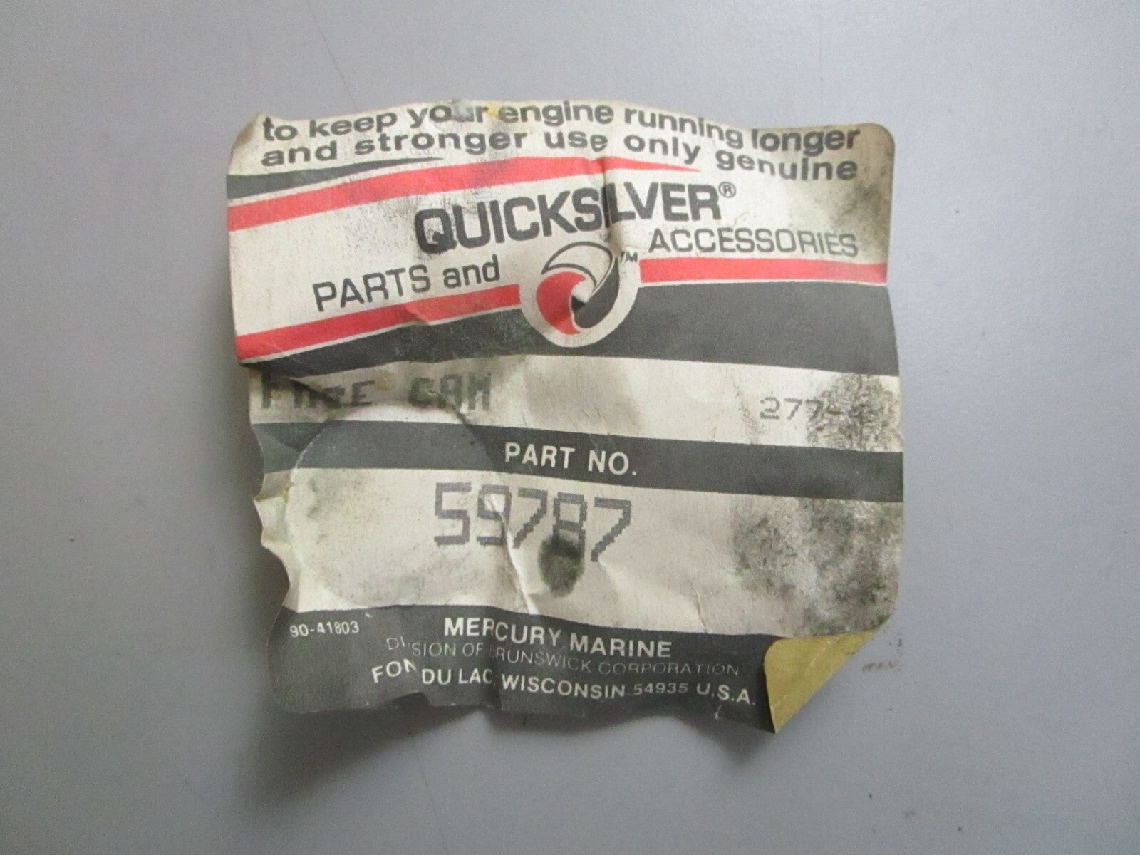 *NEW OEM* 0810 Mercury Quicksilver Face Cam 59787