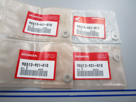 NEW OEM (LOT OF 4) 90512-921-010 Honda Washer 0810