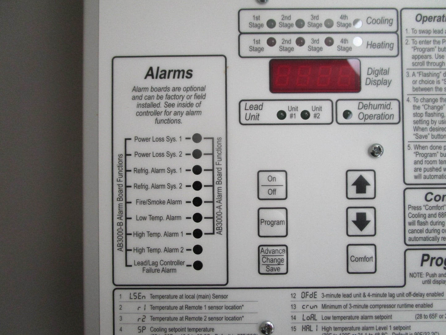 *NEW* 0820 Bard Solid State Dual Unit Lead/Lag Controller MC4000-A