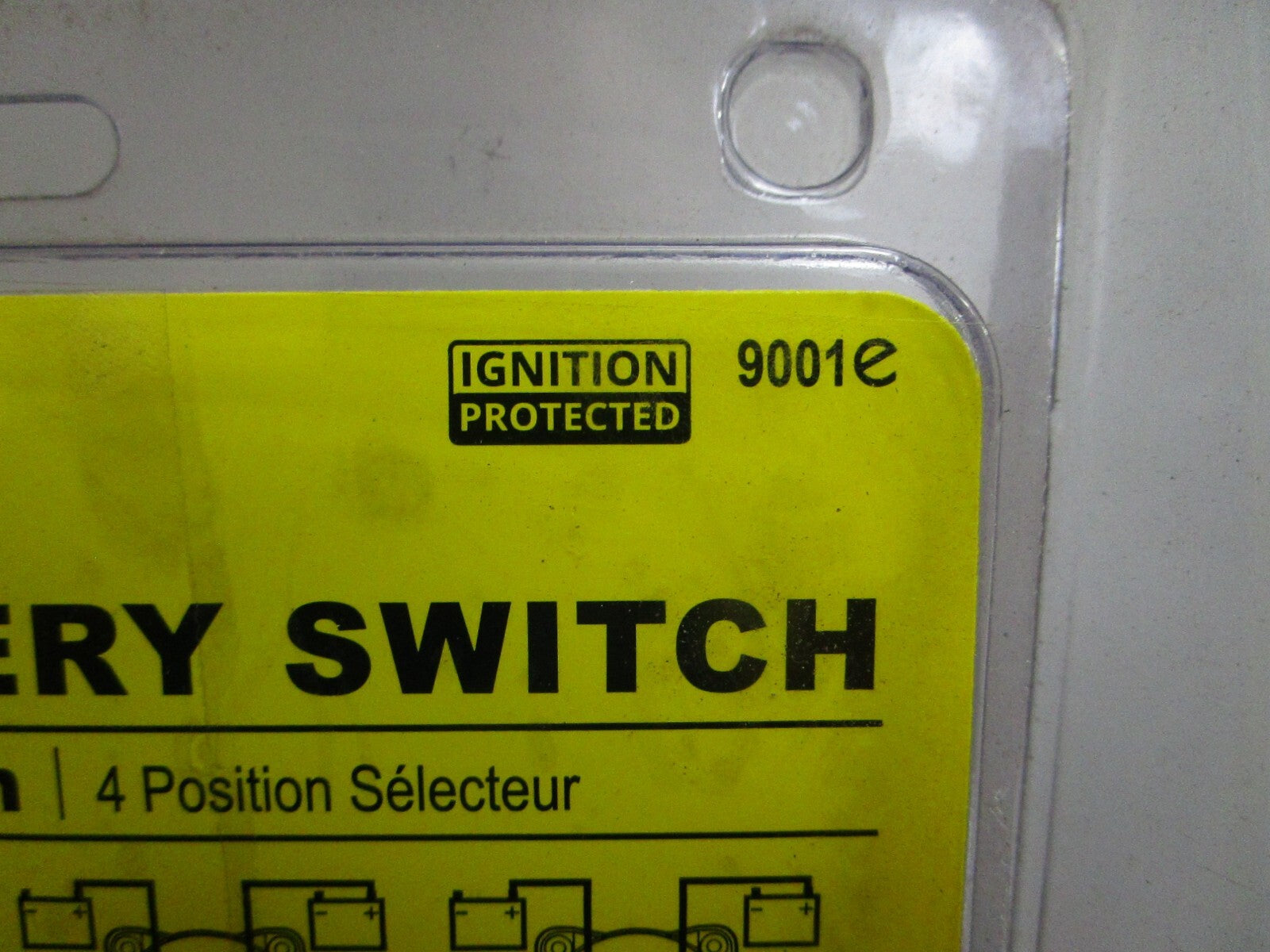 *NEW* 0820 Blue Sea Systems e-Series 4 Position Selector Switch 9001e