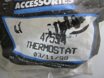 *NEW OEM* 0750 Mercury Quicksilver THERMOSTAT 47594