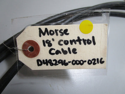 *NEW* 0820 Morse 18' Control Cable D48296-000-0216.0