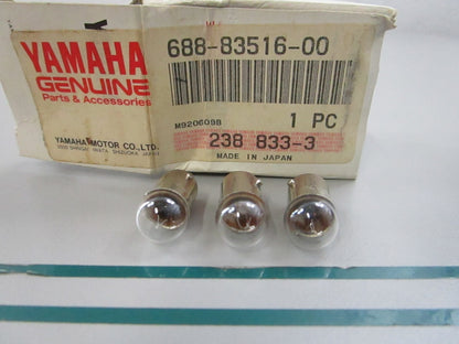 NEW OEM (LOT OF 3) 688-83516-00-00 Yamaha Bulb 0810
