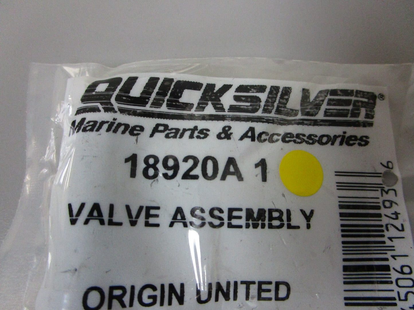 *NEW OEM* 0750 Mercury Quicksilver VALVE ASSEMBLY 18920A 1