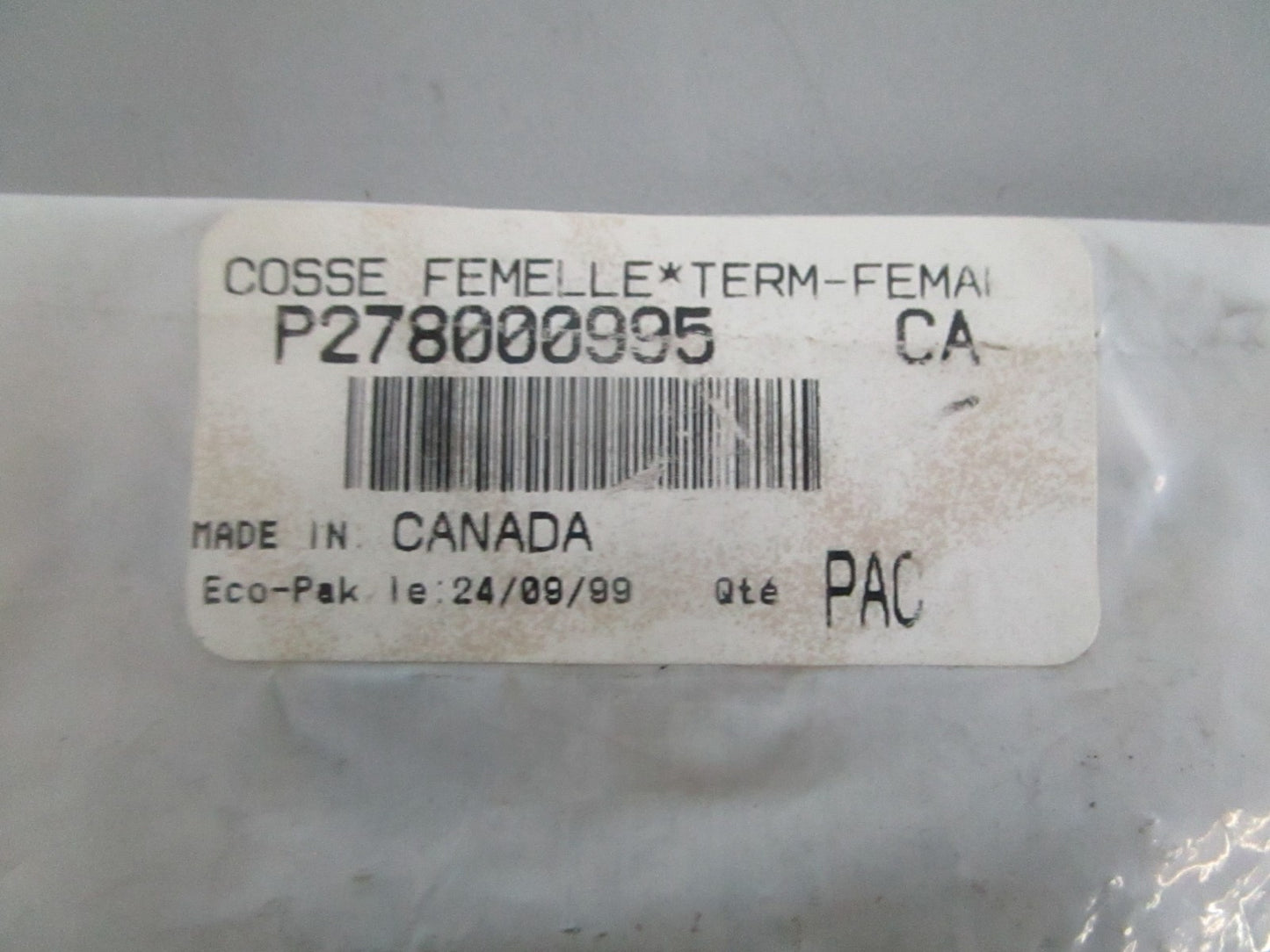 NEW OEM 278000995 Sea-Doo Female Terminal 0820