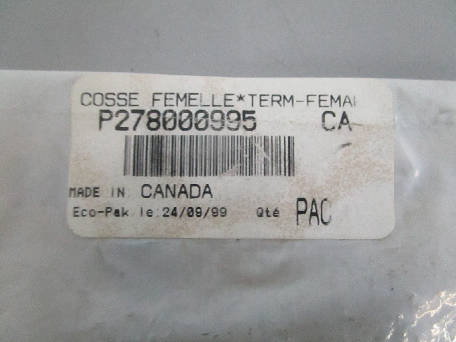 NEW OEM 278000995 Sea-Doo Female Terminal 0820