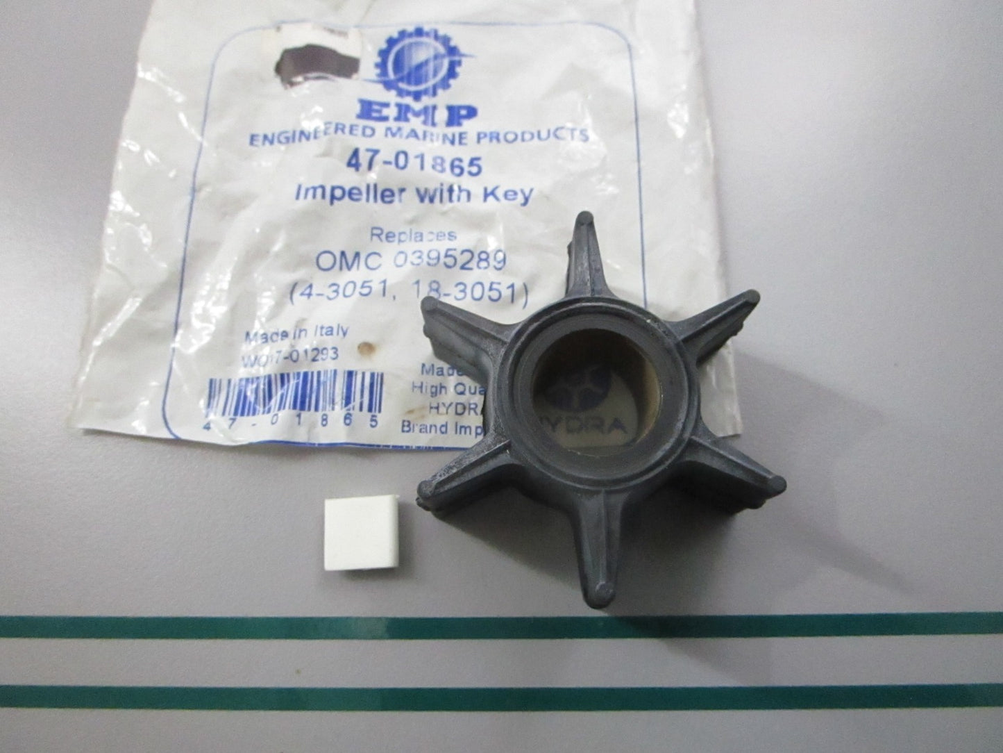 NEW 47-01865 Replaces: 395289 EMP Impeller w/ Key 0810