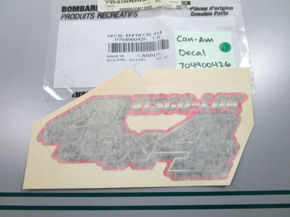 NEW OEM 704900426 Can-Am Decal 0810