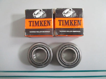 NEW OEM (LOT OF 2) LM12749 LM12711 Timken Set #16 Roller Bearing 0820