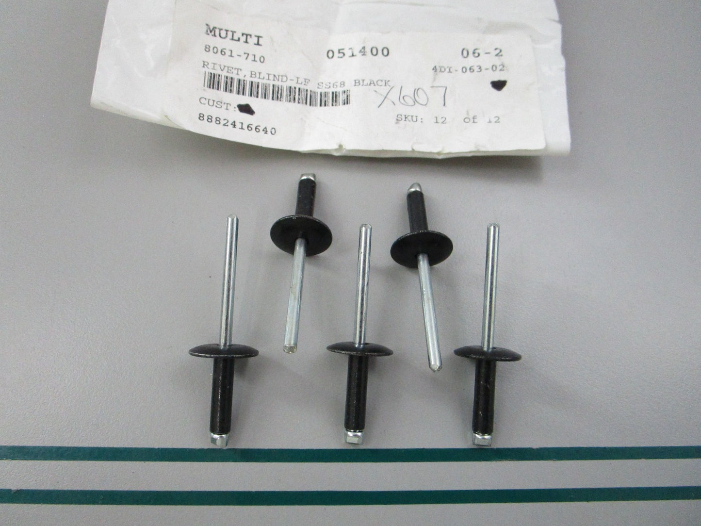 NEW OEM (LOT OF 5) 8061-710 Arctic Cat Rivet 0810