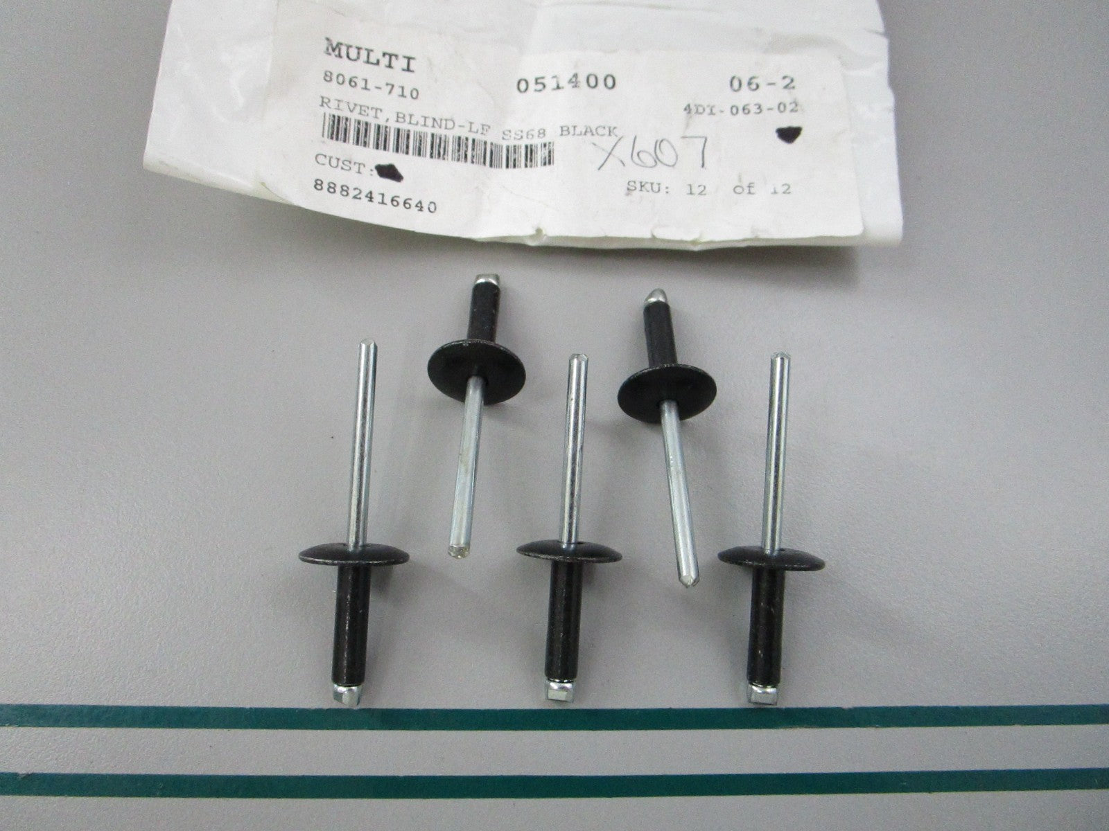 NEW OEM (LOT OF 5) 8061-710 Arctic Cat Rivet 0810