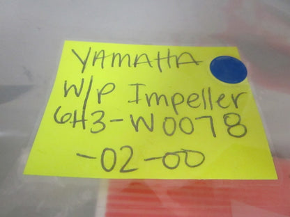 *NEW OEM* 0720 Yamaha Water Pump Impeller Kit 6H3-W0078-02-00