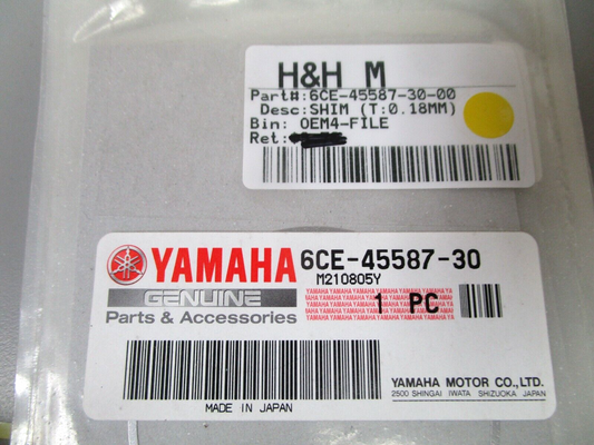 *NEW OEM* 0750 Yamaha SHIM T:0.18MM  6CE-45587-30-00
