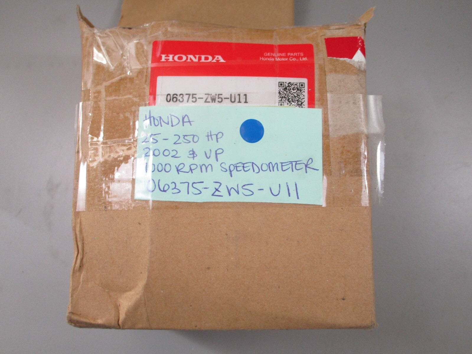 *NEW OEM* 0820 Honda 25-250HP 2002 & Up 7000RPM Speedometer 06375-ZW5-U11