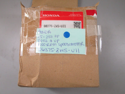 *NEW OEM* 0820 Honda 25-250HP 2002 & Up 7000RPM Speedometer 06375-ZW5-U11