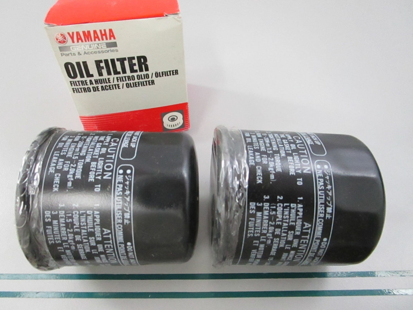 NEW OEM (LOT OF 2) 5GH-13440-00-00 Yamaha Oil Filter 0810