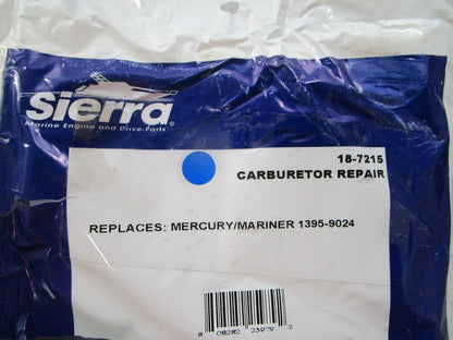 NEW 18-7215 Replaces: Mercury 1395-9024 Sierra Carburetor Repair Kit 0810