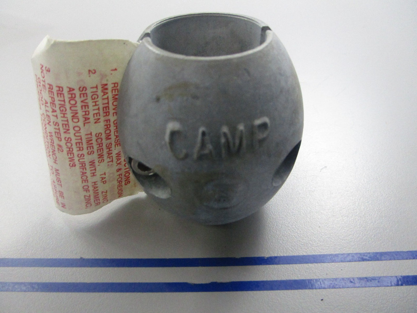 *NEW* 0810 Camp 1 1/8" Zinc Egg Collar X4