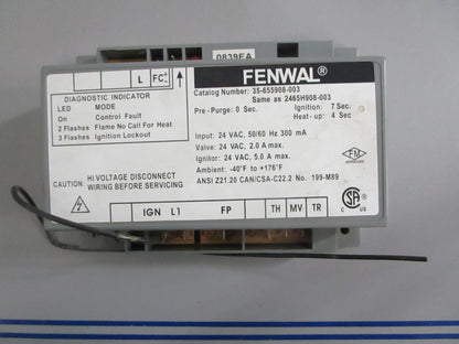 *NEW OEM* 0820 Fenwal Controls Ignition Control Circuit Board Module 35655908003