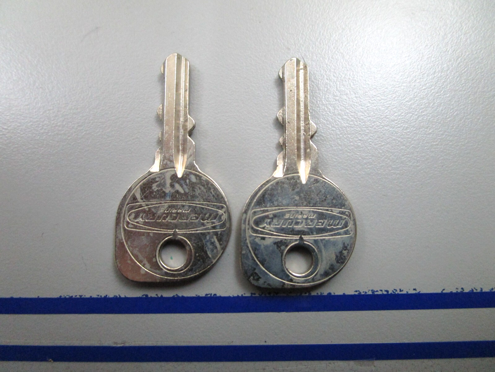 *NEW OEM* (LOT OF 2) 0810 Mercury Quicksilver #127 Key 30431127