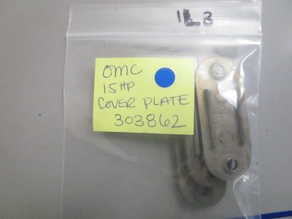 *NEW OEM* (LOT OF 3) 0810 OMC Johnson Evinrude 15 HP Cover Plate 303862 0303862