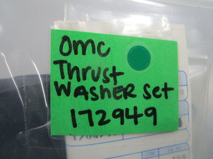 NEW OEM 172949 0172949 OMC Johnson Evinrude Thrust Washer Set 0810