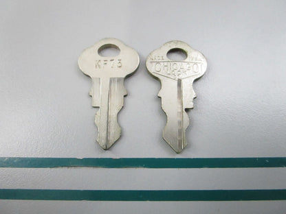 NEW OEM (LOT OF 2) 501590 0501590 OMC Johnson Evinrude KF75 Ignition Key 0810