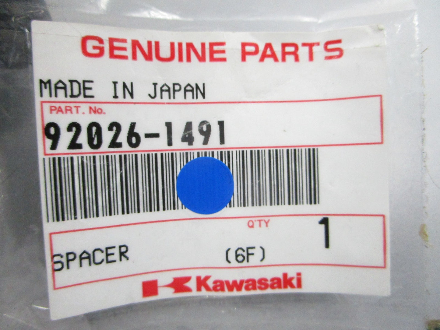 NEW OEM 92026-1491 Kawasaki Spacer 0810