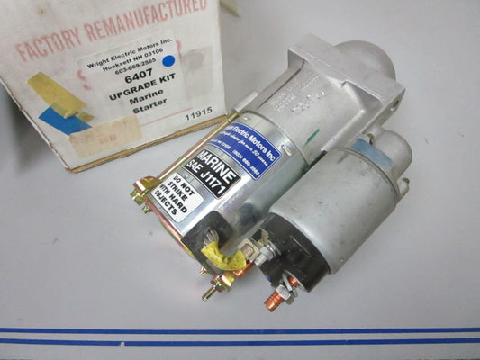 *NEW* 0720 Wright Electric SAE J1171 Starter 6407