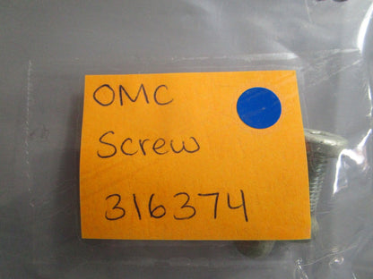 *NEW OEM* (LOT OF 3) 0810 OMC Johnson Evinrude Screw 316374 0316374