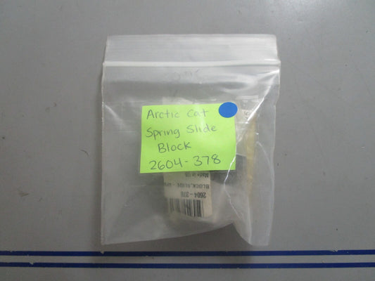*NEW OEM* 0810 Arctic Cat Spring Slide Block 2604-378