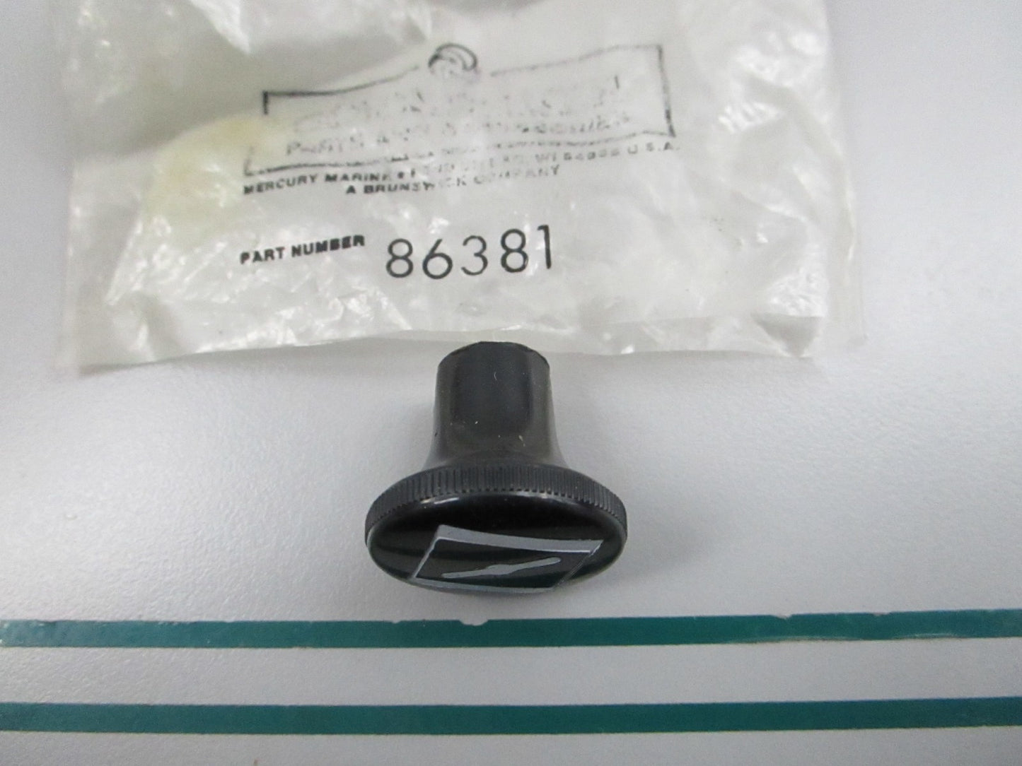 NEW OEM 86381 Mercury Quicksilver Choke Knob 0810