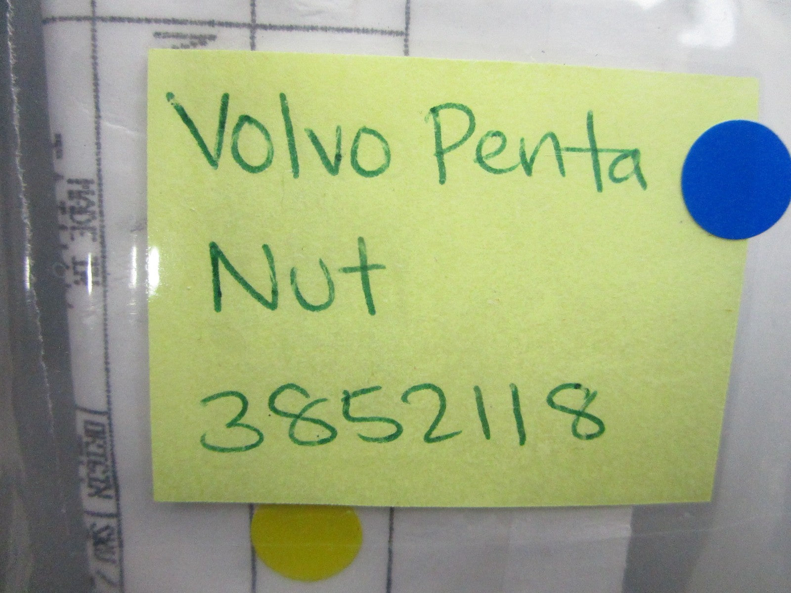 *NEW OEM* (LOT OF 2) 0810 Volvo Penta Nut 3852118