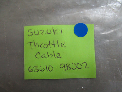 *NEW OEM* 0810 Suzuki Throttle Cable 63610-98002