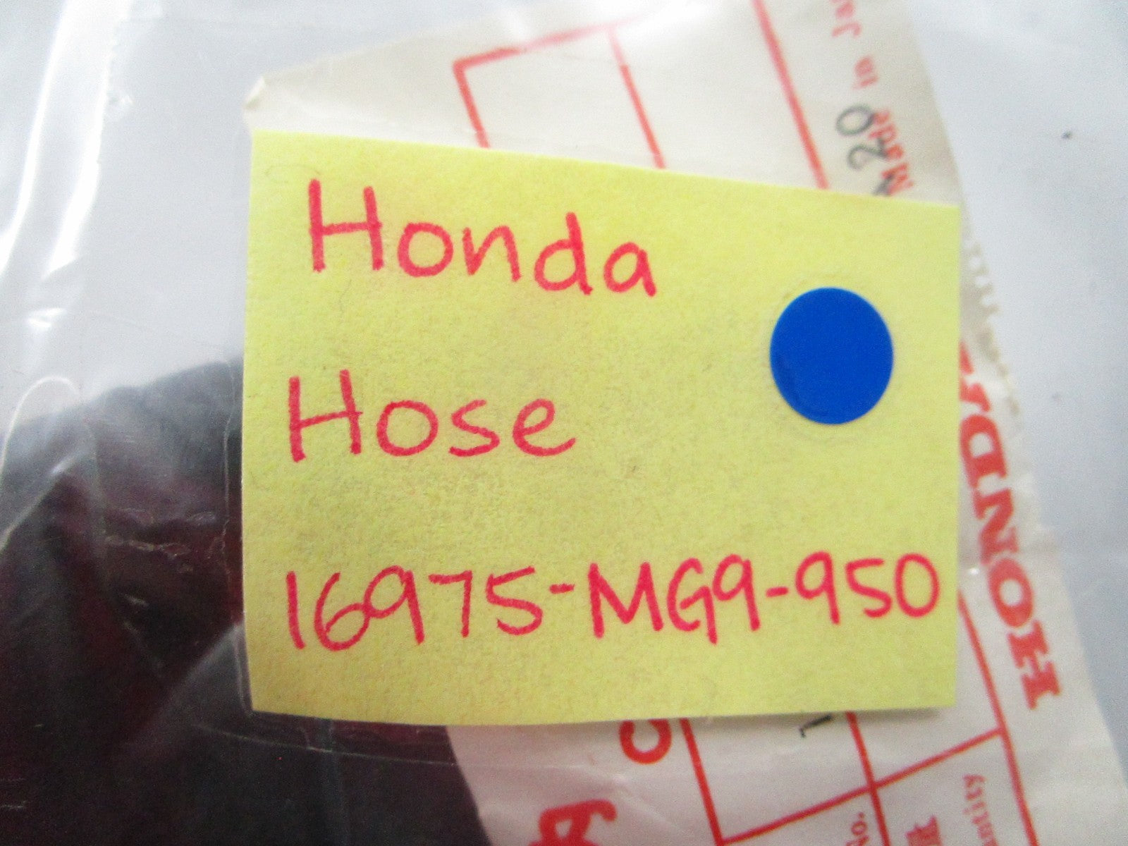 NEW OEM 16975-MG9-950 Honda Hose 0810