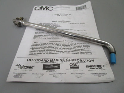 *NEW OEM* 0810 OMC Johnson Evinrude Steering Arm *Missing Nuts* 175125 0175125
